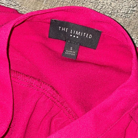 NEW Women's The Limited Faux Wrap High Low Blouse - Picture 7 of 11